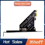 PCIe 4.0 X1 to Oculink SFF8611/8612 Expansion Card to SFF-8639 U.2 SSD for External Graphics Card fo