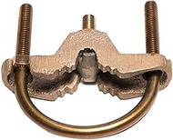 O-Z/Gedney G-600B Ground Clamp, 6 Nominal Size, 0.88" Thick, 0.31" U-Bolt, 8.38" Width, 9.56" Height