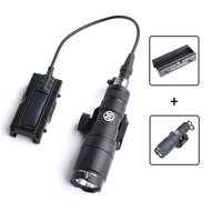 WADSN M300ไฟฉาย M600DF M600 C ชุดกระเป๋าสวิตช์โลหะโคมไฟไฟ LED กำลังสูงพอดีกับ20Mm Picatinny รางล่าสั