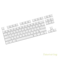 FUN 87Pcs Keycap Unique Character Original Profile Thick PBT Blank Keycap for MX Switches