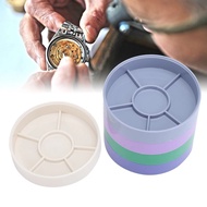 ⓥ5 Layer Plastic Round Watch Parts Screw Storage Box Watch Tool Holder Container Watch Accessory t☾