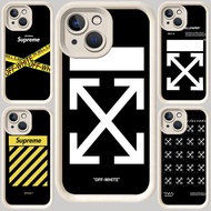 M-76 Off White Casing for iphone 13 6s 8 14 7 6 Plus Pro Max
