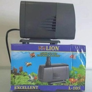 Pompa Air Celup Aquarium Kolam LION 105 Original 3000 Lh
