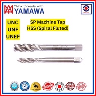 YAMAWA JAPAN Unified UNC UNF SP Spiral Fluted HSS machine taps 2-56 4-40 5-40 6-32 8-32 10-24 1/4-20