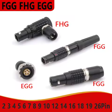 FGG.FHG, EGG, 0B 1B 2B, 2 3 4 5 6 7 8 9 10 12 14 16 18 19 26 pin metal circular push pull self-locki