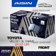 AISIN Brake Pad FRONT For TOYOTA VELOZ 1.3L 1NRVE / VELOZ 1.5L 2NRVE (2022-UP)