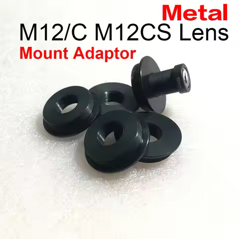 Metal M12/C M12/CS Lens Mount Adaptor Zinc Alloy M12 to C CS Mount Adapter Converter Ring for Securi