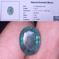natural emerald beryl zamrud Ethiopia jamrud jamrut
