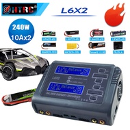 HTRC C240 Pro Duo 240W Smart Balance Charger for LiPo LiHV LiFe NiMH NiCd RC Battery L6X2