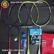 Eksklusif Raket Badminton Lining Aeronaut 9000 Hdf 30 Lbs [Free