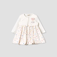 Babyshop Juniors Round Neck Sleeveless Dress with Bolero Jacket