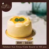 Gold Cake Stand / Cake Board 100 pcs - BW5030
