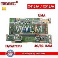 PA X415JA I3I5I7CPU Notebook Mainboard For Asus X515JA X515JAB X51