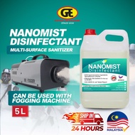 ♫Nanomist Fogging Liquid Sanitizer 5L Fog Solution Nanomist Disinfectant Liquid Nano Spray Sanitizer Spray Fogging 雾化杀菌液♨