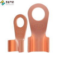 SUYO 10pcs/pack OT Wire Nose Terminal Crimp, OT Type Copper OT Cable Connector Kit, Durable Bolt Hol