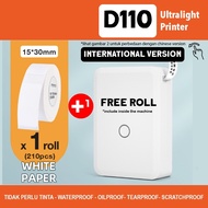 D110 Mini Portable Wireless Bluetooth Label Thermal Printer  Mini Printer Portable Thermal Printer W