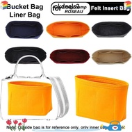 DEALSHOP Insert Bag, Bucket Bag Felt Liner Bag,  Storage Bags Multi-Pocket Travel Bag Organizer for Longchamp ROSEAU