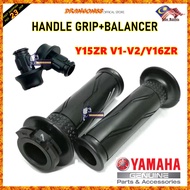 HANDLE GRIP YAMAHA 💯 ORIGINAL Y15/Y15ZR/Y16ZR EXCITER 150 THROTTLE GRIP+HANDLE GRIP+BALANCER COMPLET
