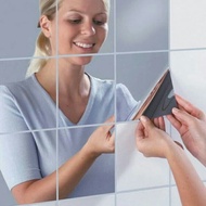wall sticker cermin mirror kaca wallpaper dinding