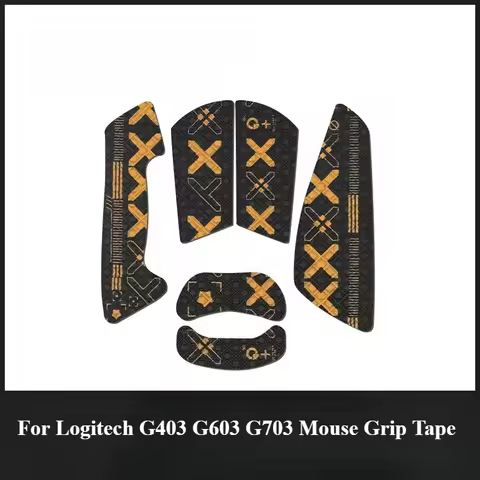 For Logitech G403 G603 G703， Gaming Mouse Anti-Slip Grip Tape Sweat-Proof Sticker With Bonus Cleanin