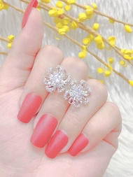 Bông Tai Nữ Bạch Kim Cao Cấp Mẫu D 21321-THÚY PHỤNG SHOP - Dùng đi tiệc cực kì sang trọng 35U BT2009