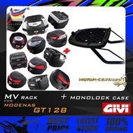 SET KOMBO KOTAK/BOX GIVI B27/B32/B33/B24/B45 TOP CASE + MODENAS GT128 MV/MRV MONORACK ADVANCE RACK