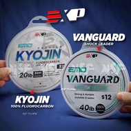 [MSF] EXP Vanguard & Kyojin Leader 100% Fluorocarbon Shock Leader Tali Hantu Tangsi Perambut FG Knot