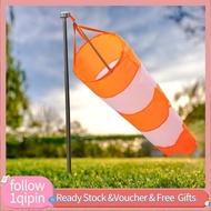 1qipin.my Mumusuki Airport Windsock  Nylon Outdoor Wind Measurement Sock Bag with Reflective Belt fo