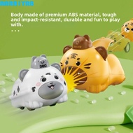 BARR1YRB Pet Elastic Vehicle, Early Learning Cartoonish Small Animals Press & Go Animal Car, Impact-