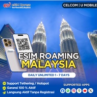 eSIM MALAYSIA Daily Unlimited | eSIM Roaming Perjalanan Langsung Aktif