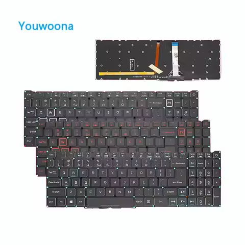 New ORIGINAL Laptop Keyboard For ACER Nitro 5 AN515-56 AN515-46 AN515-57 AN515-58 AN515-58-51R3/52SM
