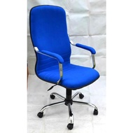 Office chair with lumber support, Ergonomic design chair , Full fabric covering, stylish Aluminum ar