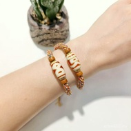 A Grade Bracelet Accessories Dzi Bead String] [Wholesale Five Loose Beads God of Wealth String Beads