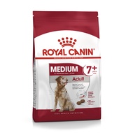 (พร้อมส่ง) อาหารสุนัข Royal Canin สุนัขแก่ สูตร Medium Adult 7+ เม็ดกลาง ขนาด 10 กิโลกรัม