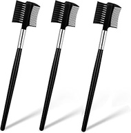 Eyebrow Brush Comb and Eyelash Comb Separator, Eyebrow Makeup Brush Wands Eyebrow Lash Separator Too