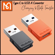 Mcdodo USB A To Type C OTG Adapter Type C Male To Female Data Converter 5A Fast Charging QC4.0 For L