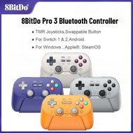 []8BitDo Pro 3 Wireless Bluetooth Controller TMR Joysticks, with Charging Dock