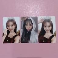 PUTIH Pc chaewon white hoodie sc3 i am crown nesthae bloomiz izone photocard