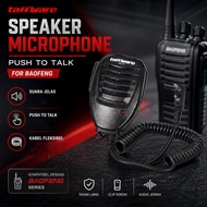 Taffware Speaker Microphone Push To Talk PTT for Baofeng Walkie Talkie - RS-114
