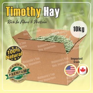 Dust Free Premium filtered imported hay Timothy/ Alfalfa / Orchard Hay 10kg in Box small animal