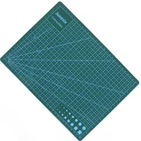 30cm*22cm A4 Green Dual-Side Grid Self-Healing PVC Cutting Mat School Office Console Table Pad Artis