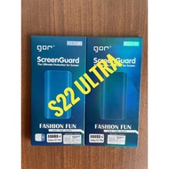 Genuine GOR Samsung S22 Ultra, S22 Ultra 5G flexible sticker (3 front or 2 front sides)