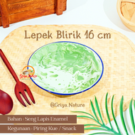 GRIYA NATURE [COD] Lepek Blirik dan Piring Blirik | Pisin | Piring Enamel Tebal | Piring Makan Jadul