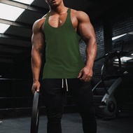 Hot Sale Men Fitness Clothing Blank Sleeveless Shirt Mens Gym Stringer Tank Top Bodybuilding Tanktop