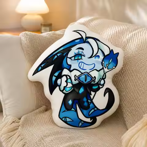 Cookie Run Kingdom Shadow Milk Cookie Run Plush Pillow Cushion Irregular Stuffed Throw Pillow Home D