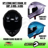Spy Fusion Strike V2 Dual visor Helmet ( Free Clear Lense )