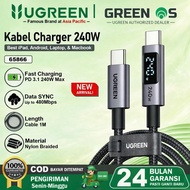 UGREEN Uno Type C to Type C Data Cable Smart Digital Display Fast Charging 240W 100W 5A/ UGREEN Cabl
