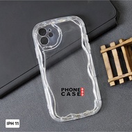 CASE IPHONE 11 SOFT CASE MELTING WAVY CHROME CASE G01 IPHONE 11