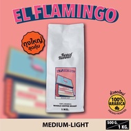 Roast Runner Coffee เมล็ดกาแฟ El Flamingo Coffee Beans (คั่วกลาง -อ่อน - Omni Roast)