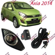 Axia 2014 Fog Lamp with Wire Kit Spot Light Fog Light Fog Lamp Sport Light Lampu Bumper Axia 2014 Old Model